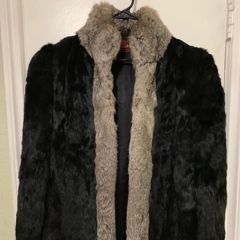 Sergio Valente Rabbit Fur Coat - Picture 4 of 6
